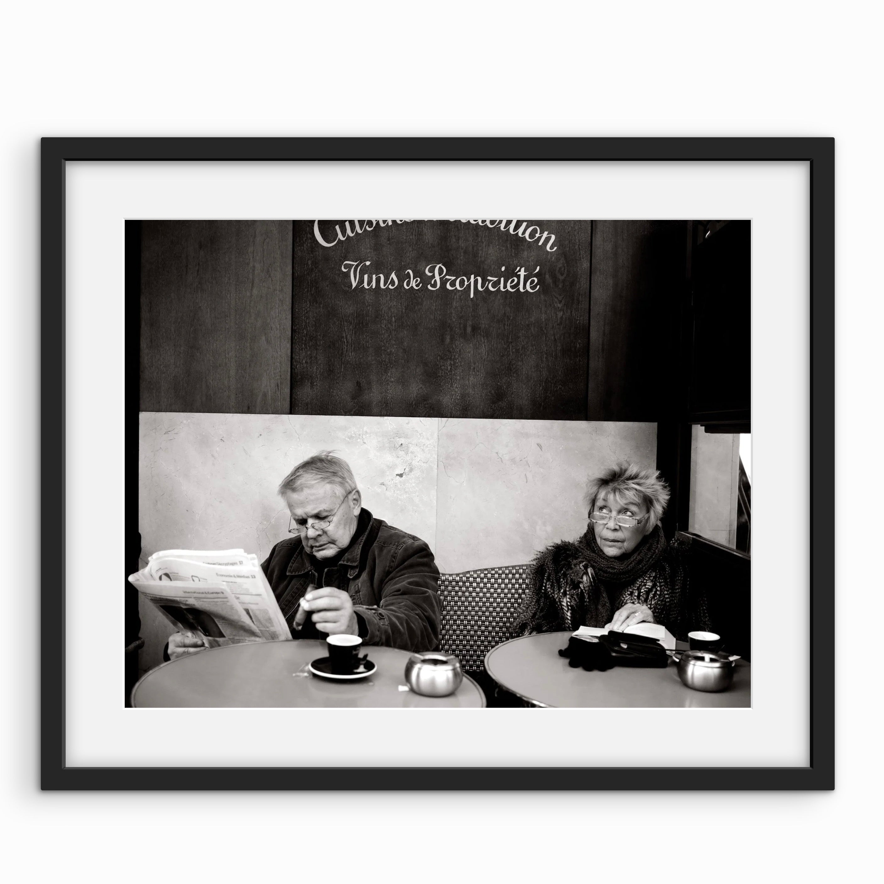 Cafe Couple, Paris