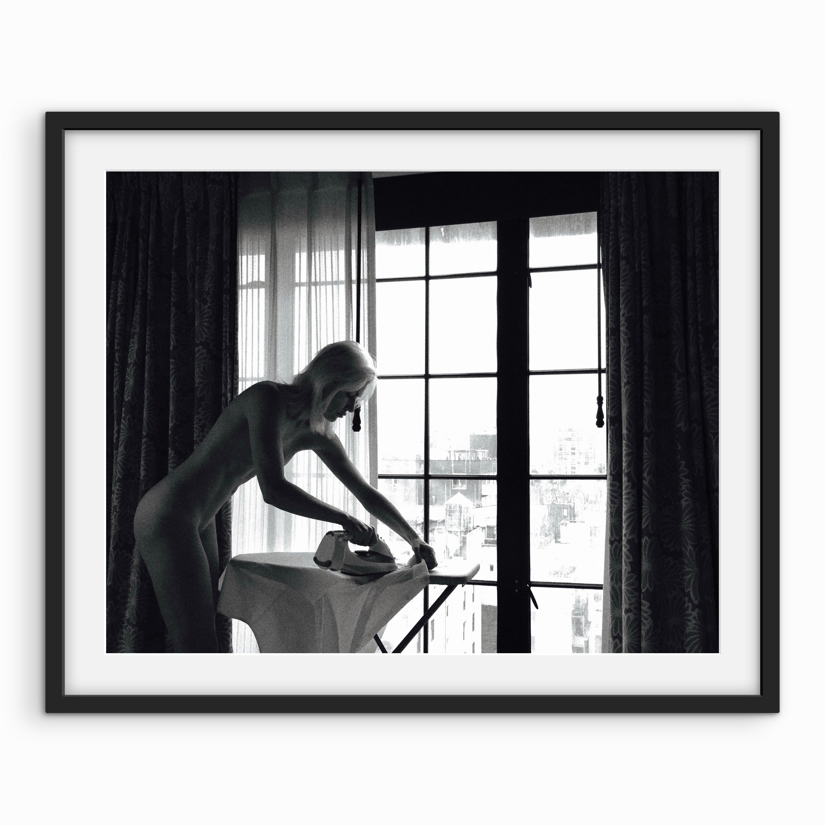 Girl Ironing