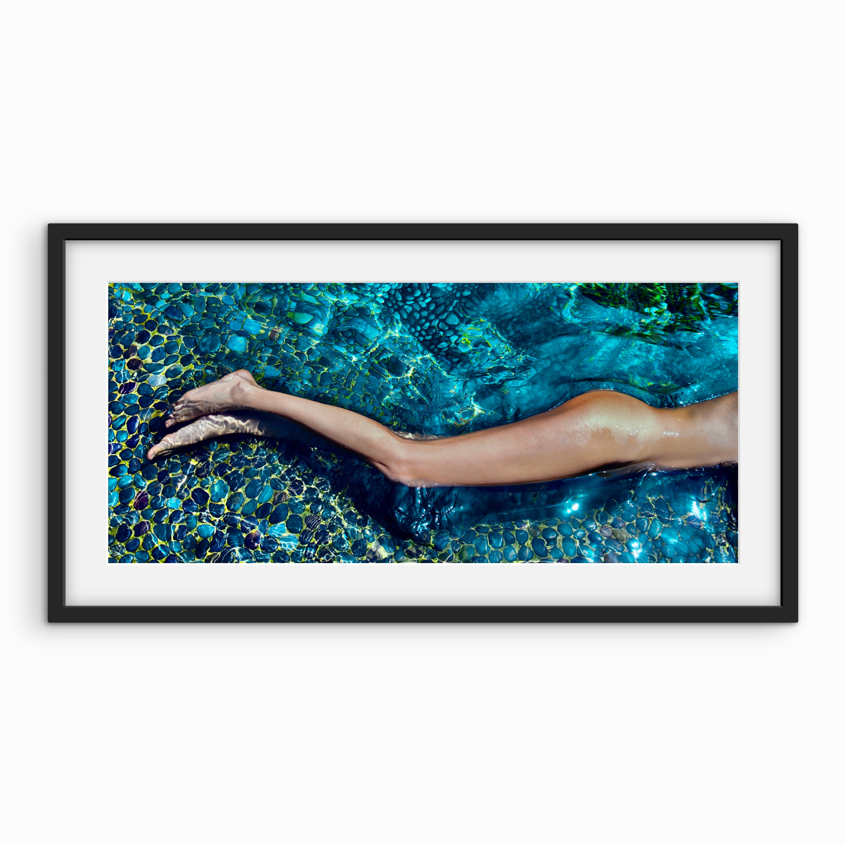 Legs Basking Poolside