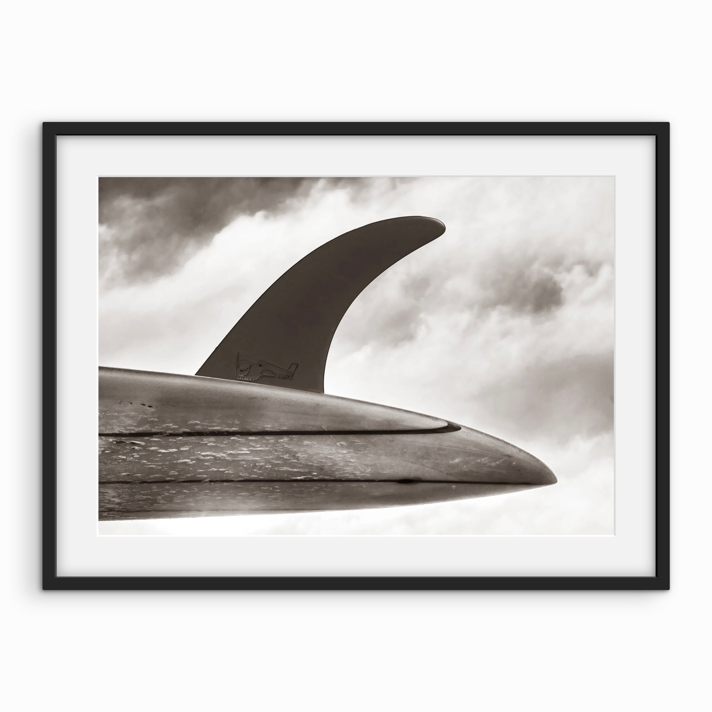 Surf Fin in Clouds